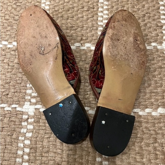 Vintage Handmade Tapestry Kilim Mule Slide - Picture 3 of 3